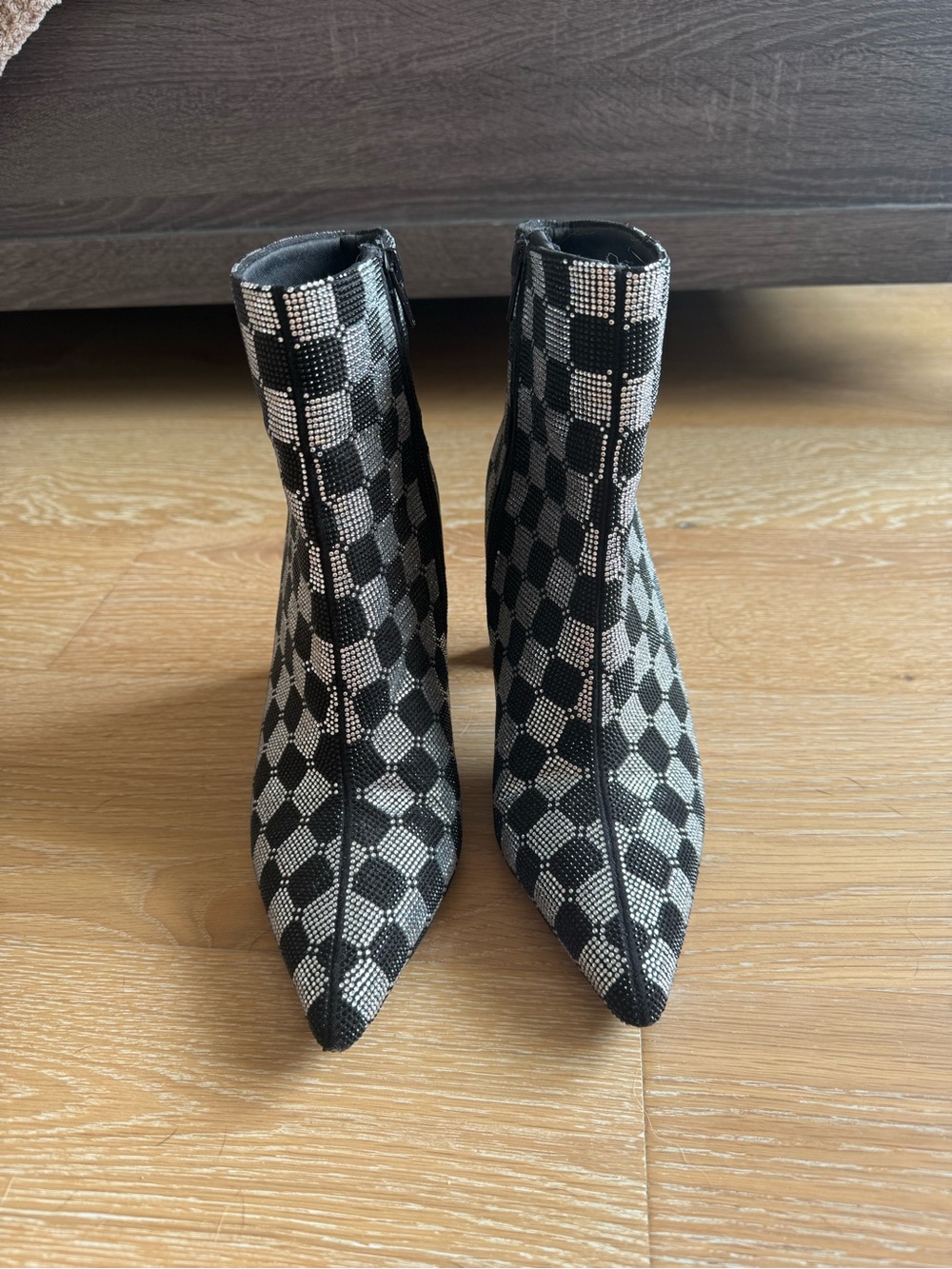 Wild Pair Ingridd Pointed Toe Bling Dress Booties